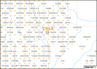 map of Chile