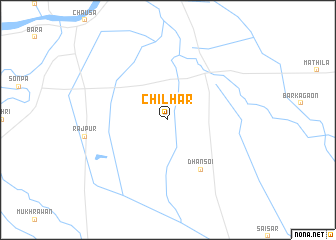 map of Chilhār