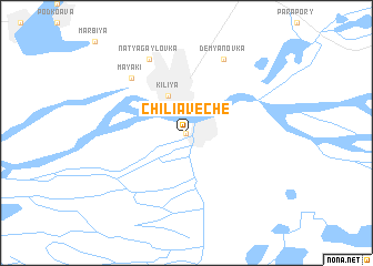 map of Chilia Veche