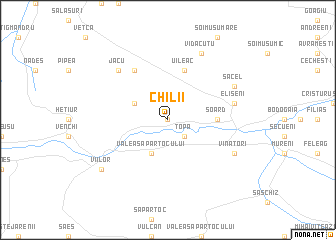 map of Chilii