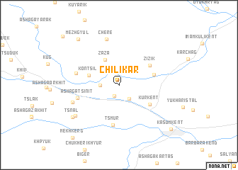 map of Chilikar
