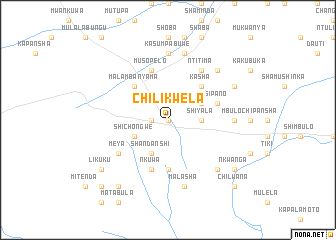 map of Chilikwela