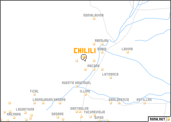 map of Chilili