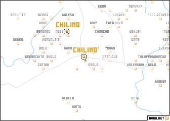 map of Chʼīlīmo