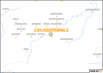 map of Chilingér Mahalé