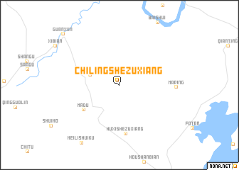 map of Chilingshezuxiang