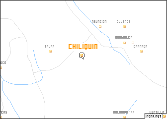 map of Chiliquín