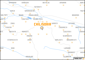 map of Chilişoaia