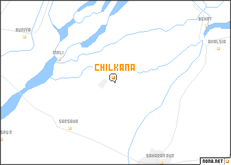 map of Chilkāna