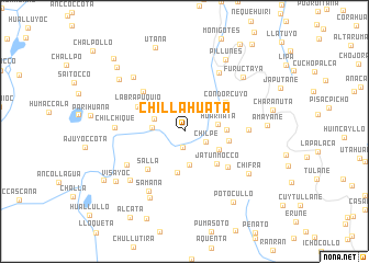 map of Chillahuata