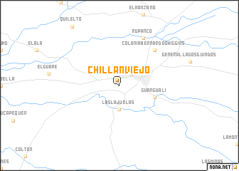 map of Chillán Viejo