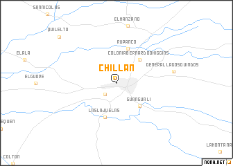 map of Chillán