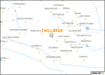 map of Chillāpur