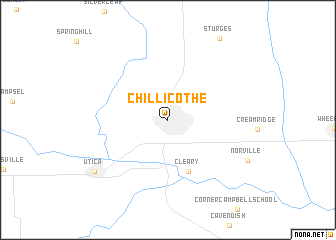 map of Chillicothe