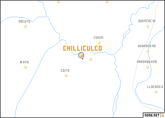map of Chilliculco
