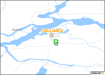 map of Chilliwack