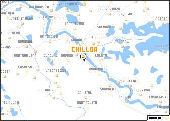 map of Chilloa