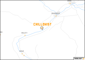 map of Chillowist