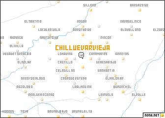 map of Chilluévar Vieja