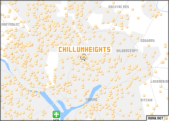 map of Chillum Heights