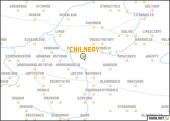 map of Chilmeny