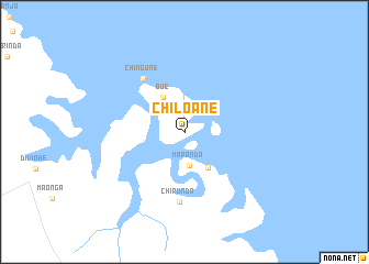 map of Chiloane