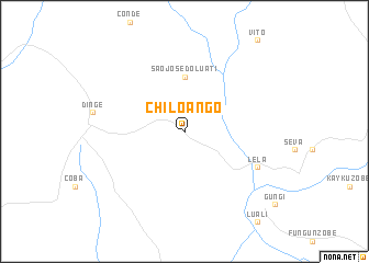 map of Chiloango