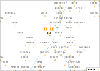 map of Chiloi