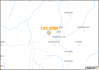 map of Chilomba