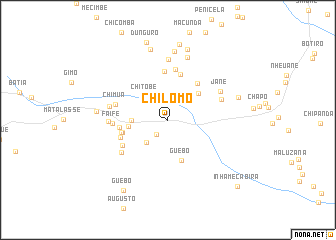 map of Chilomo