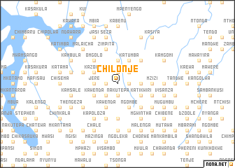 map of Chilonje