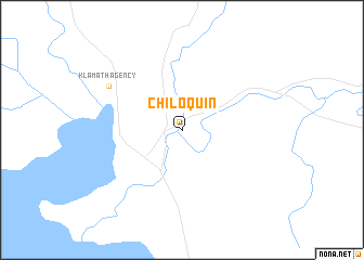 map of Chiloquin