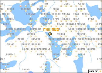 map of Chilowa