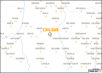 map of Chilowa