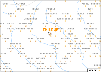 map of Chilowe