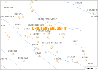 map of Chīlteh-ye Dūderā\
