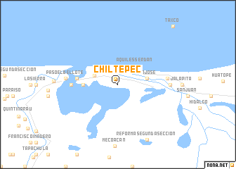 map of Chiltepec