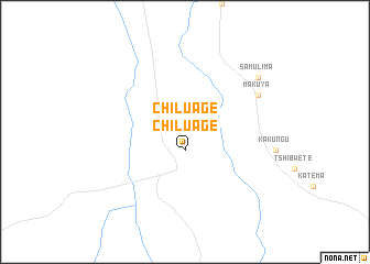 map of Chiluage