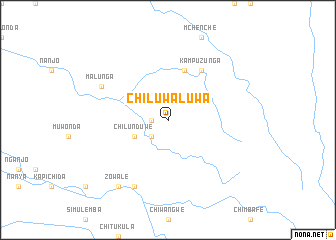 map of Chiluwaluwa