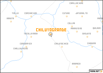 map of Chiluyo Grande