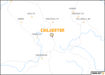 map of Chilverton