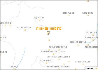 map of Chimalhuaca