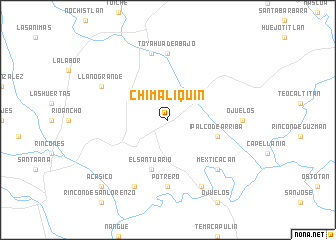 map of Chimaliquín