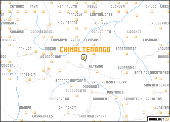 map of Chimaltenango