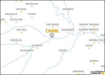 map of Chimal