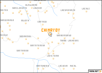 map of Chimayoy