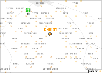 map of Chimay