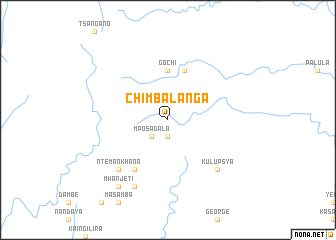 map of Chimbalanga