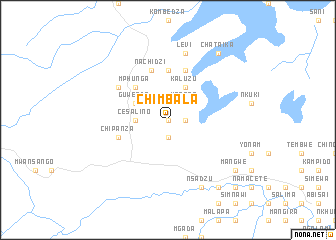 map of Chimbala