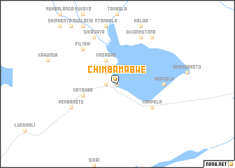 map of Chimbamabwe